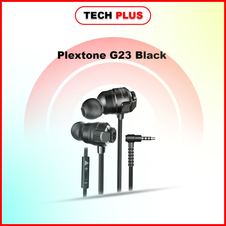 Plextone G23 Dual Variable Sound Cell Gaming 3.5mm In-Ear Wired Earphone