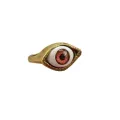 Classic Vintage Turkey Evil Eye Finger Ring Eyeball Punk Goth Jewellery Halloween Gift Fashion Ring for Women Wholesale. 