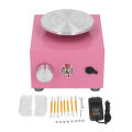 Kids Pottery Machine, Mini Pottery Wheel Compact Size 100-240V for Kids. 