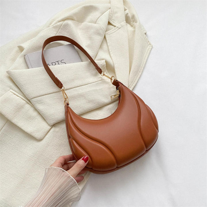 High quality leather Shoulder bag Trendy Retro design Ladies