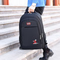 New backpack fashion men's large capacity computer bag, travel backpack, casual and simple junior high school and high school students, college student school bag. 