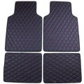 4Pcs/set Universal Car Floor Mats PU Leather Waterproof Dust-Proof Auto Foot Rug Mats Wear Resistant Easy To Install Car Foot Mat Car Interior Accessories. 