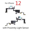 Ear Earpiece Speaker For IPhone 11 12 13 Pro Max MINI XS Max XR X Earphone Proximity Light Sensor Flex Ribbon Cable. 