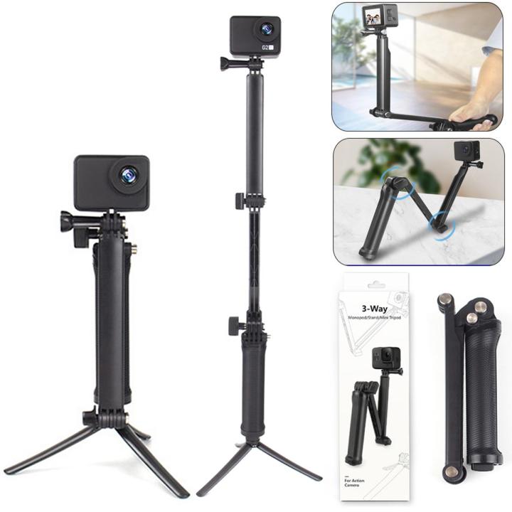 Foldable Handheld Selfie Stick Mini Tripod For GoPro 11 10 Way