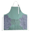 Kitchen cooking apron waterproof and oil-proof sleeveless smock with two sides for wiping hands men and women work striped apron -1pcs.
