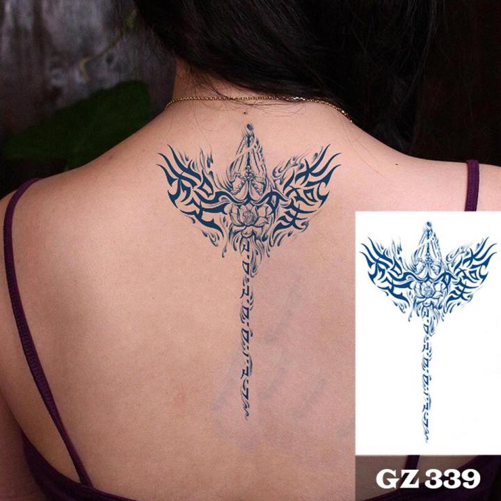 Semi-Permanent Temporary Tattoo Sticker for Men Boys Long-Lasting 1-2 Weeks Waterproof Realistic Body Arrow Tattoo Stickers