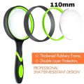 110mm Multiple Colors Handheld Plastic Magnifying Glass Reading Magnifying Glass. 