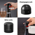 Wine Bottle Stopper Reusable Vacuum Seal Red Wine Champagne Cork Leak-proof Fullhouse.