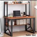 Modern Home Office Computer Desk with Bookshelf T064.
