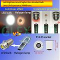 P13.5S Mag Light LED Bulb 3-16 C D Cells Maglite Torch Flashlight LED Converter 3V 4.5V 6V 9V 12V 18V 24V White. 