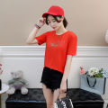 2019 Short Sleeve T T-shirt Women's Pullover Student Wear Loose 7 Color 3D Love Letter Fashion Summer Selected New Products.