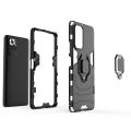 Lenuo Phone Case for Xiaomi Redmi Note 10 Pro / Redmi Note 10 Pro Max Silicone PC Metal Ring Holder Cover. 
