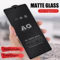 Saamesung galaxy a20/a30/a50/a50s/a20s এর জন্য ag ম্যাট ফ্রস্টড ফুল কভার টেম্পার্ড গ্লাস.