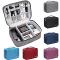 Portable Travel Gadget Cable Mobile Powerbank Organizer Bag Digital Electronic Organizer. 