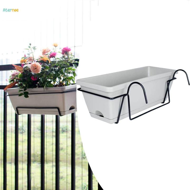 Balcony%20Railing%20Planter%20with%20Rack%20and%20Tray%20Vegetable%20Planting%20Pot%20Flowerpot%20for%20Porch%20Windowsill%20-%20Image%202