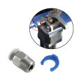 PC4-M10 Male Straight Pneumatic Push in Quick Fitting Connector with Clips for E3D-V6 Long-Distance for Ender 3/CR10. 
