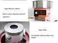 Professional Automatic Electric Commercial Floss Cotton Candy Machine. 