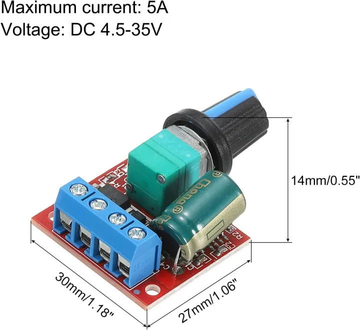 DC%20Motor%20PWM%20Speed%20%E2%80%8B%E2%80%8BController%203V-35V%20Speed%20%E2%80%8B%E2%80%8BControl%20Switch%20LED%20Dimmer-5%20A%20-%20Easily%20Adjust%20and%20Control%20Motor%20Speed%20and%20LED%20Brightness%20-%20Image%203
