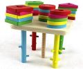 5 Column Geometric Shape Early Childhood Education Toys Column Baby's Indigence Development. 