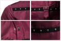 New Men Gothic Shirt Camisas Individuality Men's Fashion Plaid Long-sleeved Shirt Male Casual High Quality Shirt. 