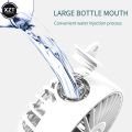 Portable Outdoor Travel Handheld Fan 2 in 1 Water Mist Fan USB Desktop Fan Portable Hydration Meter Mini Fan.