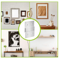 1 Set 5In French Cleat Hanger Heavy Duty Metal Hanger Photo Rack Art Frame Wall Hardware Z-Barfor Hook Mirror Easy Install Easy to Use.