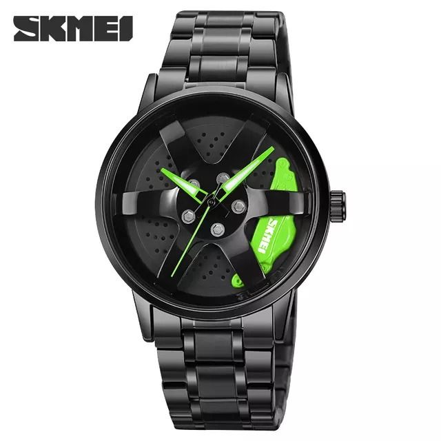 Skmei 1787 Rotation Wheel Creative Fashion Men Stainless Steel Watch Watch -Lamon - Watch