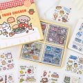 imoda 100 sheets/box PVC Waterproof Gift Box Stickers Cute Cartoon DIY Scrapbooking Phone Case Decoration Sticker Stationery.