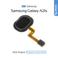 For Samsung Galaxy A21s Fingerprint Sensor Black Color Replacement Parts. 