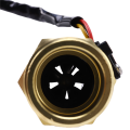 8X B10 Dn25 1Inch Water Hall Effect Turbine Flow Sensor Meter Turbine Flowmeter 2-50L/Min(Brass).