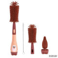 Portable Silicone Bottle Cleaning Brush with Non-Slip Grip. 