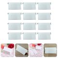 12Pcs 89mm White Vertical Blind Bottom Vertical Blind Tabs Chainless Slat Louver Weights for Slats Drapes Curtain Repair Spare. 