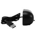 USB Speaker Portable Loudspeaker Powered Stereo Multimedia Speaker for Notebook Laptop PC(Black).