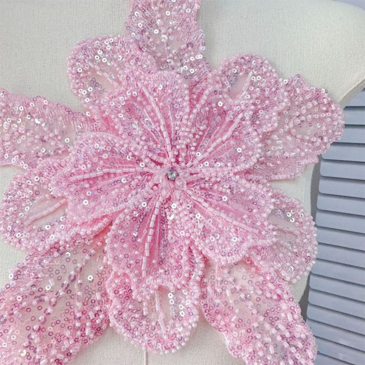 %E3%80%90NEW%E3%80%91%20New%20Polyester%20fibre%20Chest%20Flower%20Embroidery%20Women's%20Clothing%20Dress%20Decoration%20Multi-layer%20Sequin%20Children's%20Clothing%20Clothing%20Accessories%20-%20Image%209