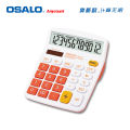 【DIV MALL】OSALO Desktop Calculator ABC12 Digit Display Solar Energy Dual Supply OS-837VC.