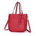 Red Tassel 4 Pieces Handbag Messenger bag Tote Bag Purse for Womens Ladies.