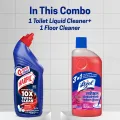 Harpic Lizol Double Protection- 750ml Toilet Cleaner & 500ml Floral Surface Cleaner Combo. 