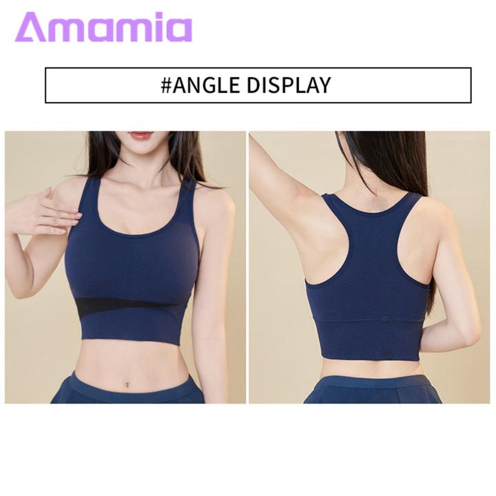 No%20Steel%20Rings%20Sports%20Bra%20Comfortable%20Seamless%20Push%20Up%20Sports%20Bra%20for%20Active%20Women%20Quick-drying%20Adjustable%20for%20Jogging%20Exercise%20Shockproof%20Breathable%20Design%20Seamless%20Bottoming%20Vest%20-%20Image%204