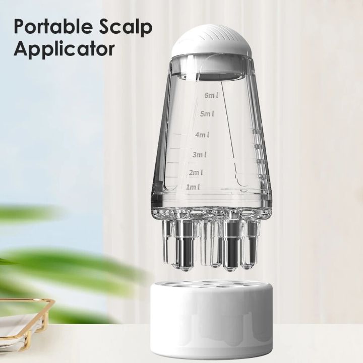 Scalp Applicator Liquid Comb for Hair Scalp Treatment Essential Oil Liquid Guiding Massager Comb Hair Growth Serum Oil Apply