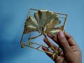 Creative Gold Metal Tissue Holder Storage Organizer Napkin Holder For Dinner Table.