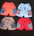 Half pant for baby boy 4 pieces combo Multicolour. 