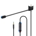 Noise Reduction Headset Accessories Microphone Mic 3.5mm Plug for QC35 QC35II Headphones with Microphone Mic. 