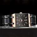 VA VA VOOM Men's Watch, Fashion Stainless Steel 3ATM Waterproof Calendar Square Quartz Wristwatch, Ideal choice for Gifts. 