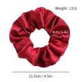 5Pcs/Set Matte Small Intestine Hair Ring Silky Satin Hair Scrunchies Simple Versatile Ponytail Holder Sweet Solid Color Headwear.