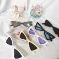 Whimsical Understated -Craftsmanship and Trendy -Korean Style Ulzzang Retro Triangle Cat Eye Sunglas- Progressively Better.