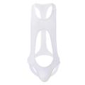 CLEVER-MENMODE Underwear Wrestling Corset One-piece Lingerie Bodysuit Men Mesh Hollow Mankini Backless Buttocks Leotard. 