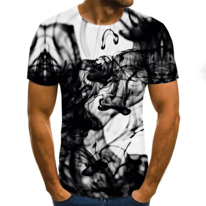 flame%20men's%20T-shirt%20summer%20fashion%20short-sleeved%203D%20round%20neck%20tops%20%20element%20shirt%20trendy%20men's%20T-shirt%20-%20Image%208