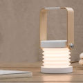 【Nine Dan Store】USB Wooden Portable Lantern Lamp Telescopic Folding Led Table Lamp Night Light Reading Lamp. 