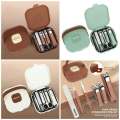 7 in 1 Stainless Steel Manicure Pedicure Set -Portable Nail Clippers & Grooming Tools. 