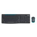 Logitech MK275 Wireless Keyboard and Mouse Combo,  2.4 GHz Wireless, Compact Wireless Mouse, 8 Multimedia & Shortcut Keys, Black. 